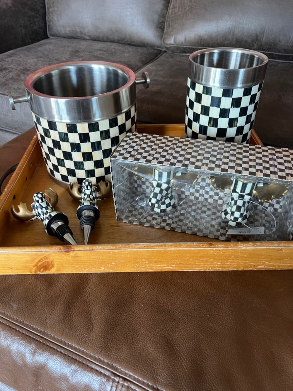 Mackenzie-Child's Courtly Check Moose Bundle